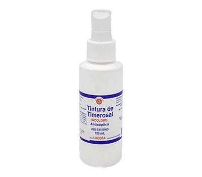 TINTURA DETIMEROSAL INCOLORA X120 M